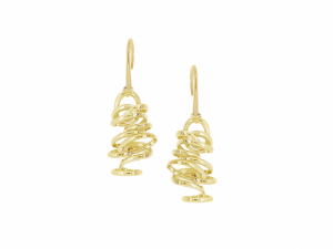 Two-tone Gold Interweave Earrings